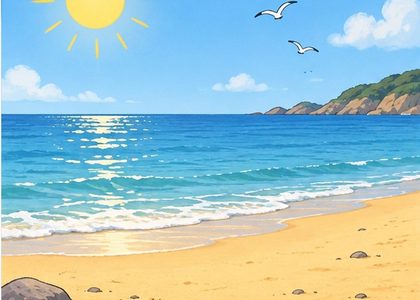 Preview image for Lesson 7: A Sunny Beach Level 2 – Identify